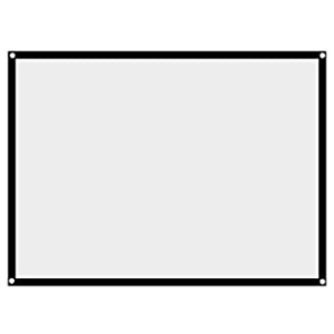 60”/72”/84”/100”/120”/150”Portable Projector Screen 16:9 HD Foldable Indoor Outdoor Movie Screen Gaming Office Home Cinema Front and Rear Simple Project