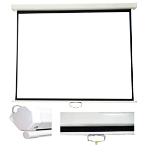 XIONGGG Écran de projection manuel 19:9 de 152,4 cm pour Home Cinéma extérieur et intérieur, pliable et portable