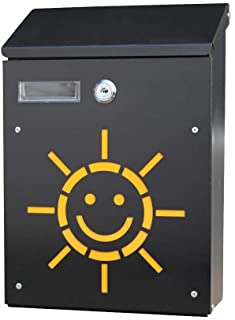 ZYLE Boîte aux Lettres Rétro Mur extérieur européen Mounted Boîte aux Lettres Boîte Postale sécurisée Letterbox