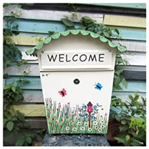 SHYPwM Boîte Aux Lettres Rétro Mur Extérieur Européenne Villa Européenne Étanche À La Pluie Boîte Aux Lettres Creative Maison Boîte Aux Lettres