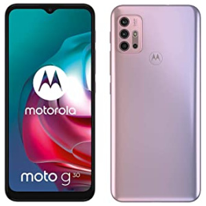 Motorola Moto g30 Smartphone Débloqué 16,5 cm (6.5″) Double SIM Android 11 4G USB Type-C 4 Go 128 Go 5000 mAh Rose