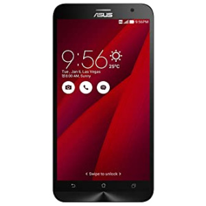Asus ZenFone 2 Smartphone débloqué 4G ZE551ML (5.5 pouces – 32 Go – Double SIM – Android 5.0 Lollipop) Rouge (import Italie)