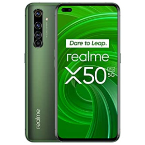 REALME X50 Pro Vert Mousse Smartphone Débloqué 5G – (Ecran : 6,44 Pouces – 8 Go RAM – 256 Go ROM – Double Nano SIM – Android) [Version Française]