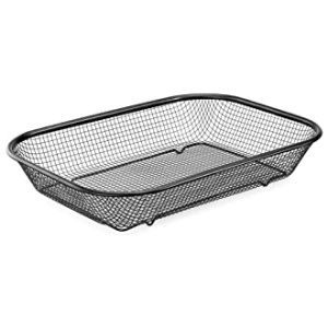 Navaris Panier grill pour four – Panière en acier inoxydable air chaud antiadhésif et rotatif