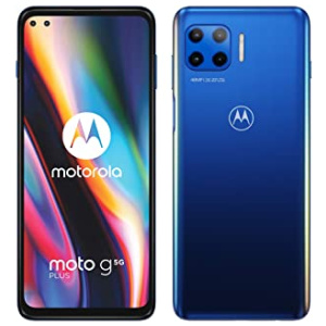 Motorola Moto G 5G Plus – Smartphone 128GB, 6GB RAM, Dual Sim, Blue