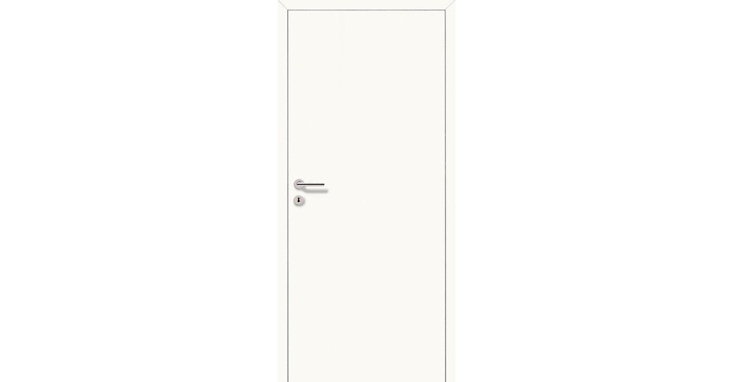 Zimmertür CPL Arctic Weiß Stumpf (GL222) 58,3 cm x 197,2 cm Anschlag R