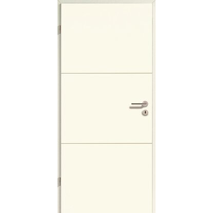 Porte de chambre Straight Line Weiß (5510) 61 cm x 198,5 cm Anschlag L