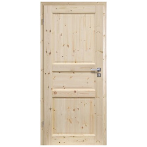 Porte de chambre Massiv Kiefer Landhaus 6002/03 73,5 cm x 198,5 cm Anschlag Links
