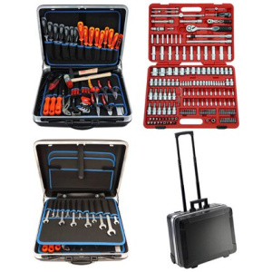 Valise à outils Famex Trolley 604-20 avec jeu de clés à douille