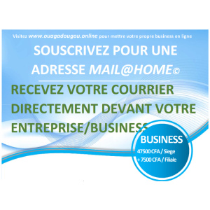 Souscription a une Adresse Mail@Home – Offre complete