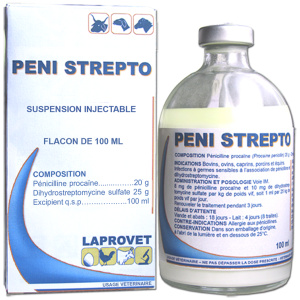 PENI-STREPTO Antibiotique (1 Dose 2ml)