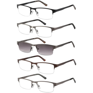 Lot de 5 Lunettes de Lecture Homme