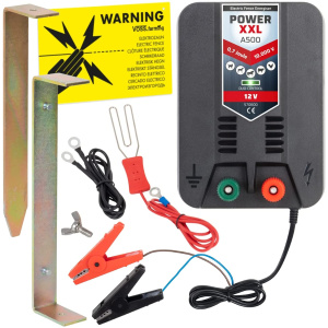 Power XXL A500 Kit Enclôt électrique 12 V – 10 000 Volt