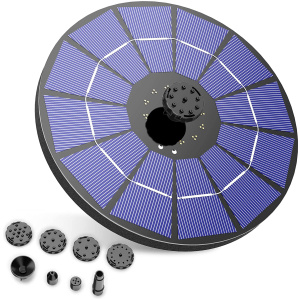 Fontaine solaire pour etangs & bassin ou aquarium