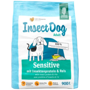 Croquettes Green Petfood InsectDog Hypoallergénique 900g pour chien adulte