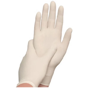 Gants médicaux en latex non stériles poudrés x 100 en paire