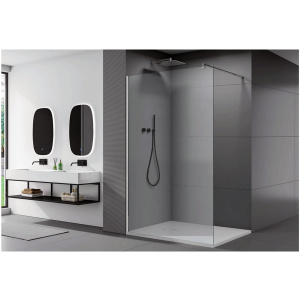Cabine de douche à l’italienne en Verre clair 120 x 200 cm