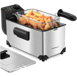 Friteuse Semi-Professionnelle Inox 2200 Watts 3 Litres Sans BPA