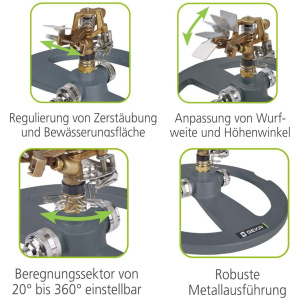 Arroseur circulaire et sectoriel V 80