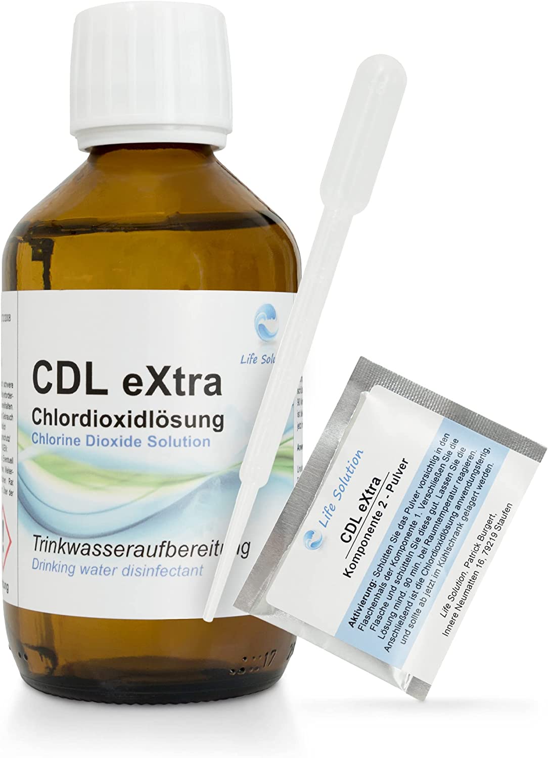 Solution de dioxyde de chlore CDL eXtra 0,3 % - 250 ml 