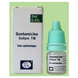 GENTAMICINE TM 0.3% 5ml COLLYRE / Flacon 5ml