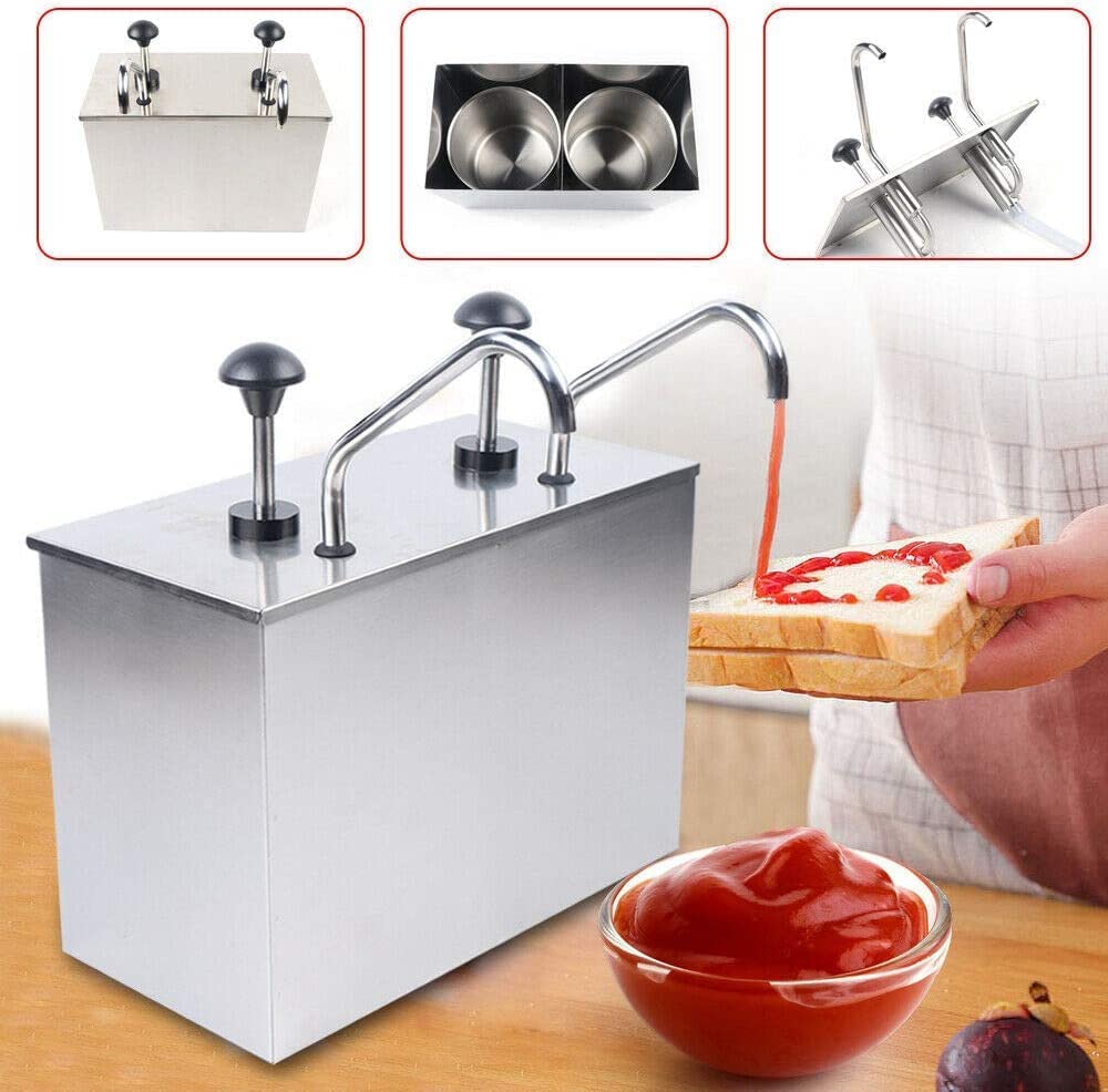 Distributeur de sauce Vogue 682ml transparent - K163