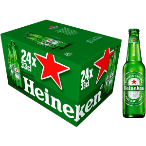 Bières HEINEKEN – Pack de 24 Bouteiles de 33cl