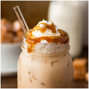 Iced Caramel Latte – Coffee Shop Selections