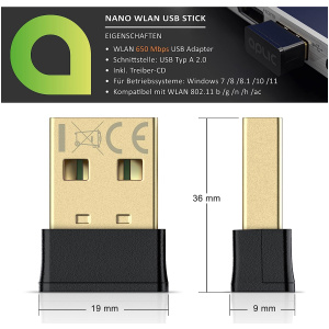 Adaptateur USB WiFi / WLAN AC 650 Mbps