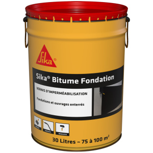 Sika® Bitume Fondation 30L – 75 a 100m2