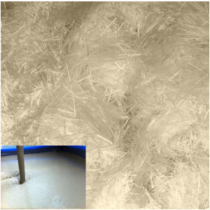 Copeaux de fibre de verre