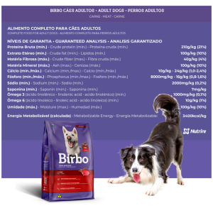 Croquettes birbo chien adulte