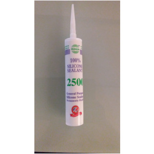 Tube de Mastic silicone transparent
