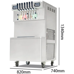 Machine à crème glacée commercial 60L / H