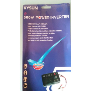 Inverseur KYSUN 500W DC 12v/24v vers AC 220-240v avec ports USB