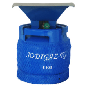 Ensemble Foyer / Bruleur / Bouteille de Gaz SODIGAZ de 6KG