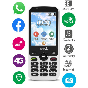 Doro 7010 Téléphone Portable 4G Dual SIM Débloqué