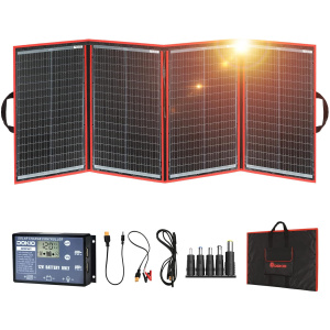 200W Panneau Solaire 12V Monocristallin Pliable