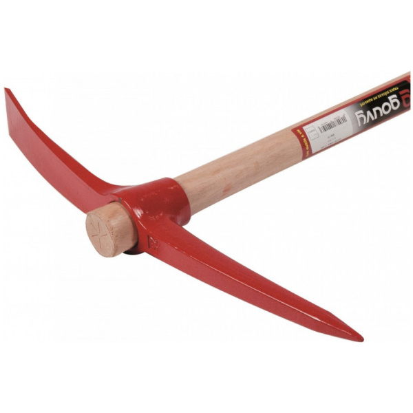 Alyco 198650 Pioche Ergonomique Avec Manche En Bois 550g - Outil De Jardinage Robuste Et Confortable