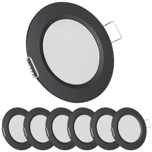Lot de 6 spots encastrables 12 V DC LED