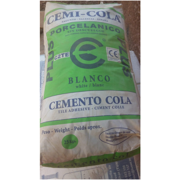 Sac de Ciment colle pour porcellaine et marbre 25Kg OUAGADOUGOU.ONLINE