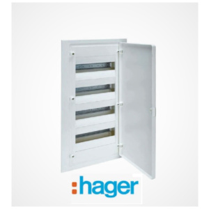 Coffret électrique – HAGER 48 modules encastrable