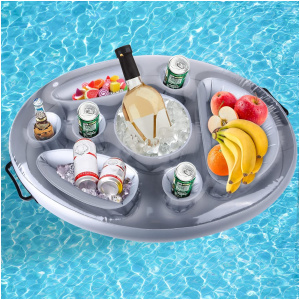 Bar de piscine Ulikey, porte-boissons et collations 2 en 1