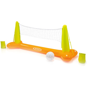 Jeu de piscine Intex – jeu de boules d’eau gonflable – filet de volley-ball, 239 x 64 x 91 cm
