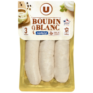Boudin blanc nature – 3 x 375g