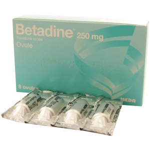 Bétadine 250 mg, ovule