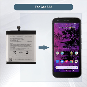 Battery Compatible with Caterpillar Cat S62 with Tools