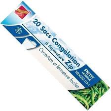 Sacs de Congélation à Glissière ZIPPER BAG – 30x25cm – 20pcs