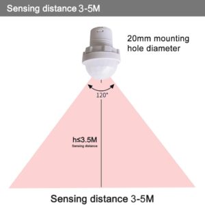 Commutateur de capteur Infrarouge PIR 110 V/220 V