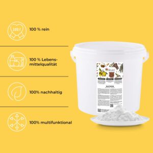 Seau de 5 kg de bicarbonate de soude (Natron)